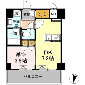 ロイジェント豊島園 311 間取り図