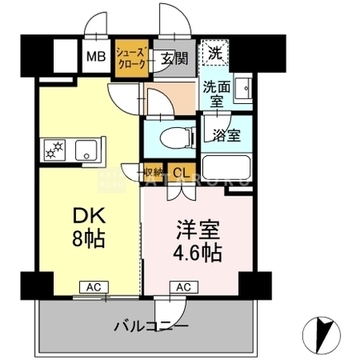 ロイジェント豊島園 314 間取り図