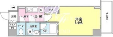 ルミエール門前仲町 404 間取り図