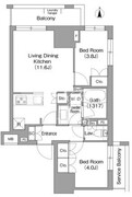 コンフォリア・リヴ西葛西三丁目 305 間取り図