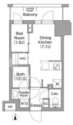 コンフォリア・リヴ西葛西三丁目 704 間取り図