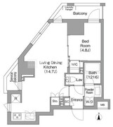 コンフォリア・リヴ西葛西三丁目 705 間取り図