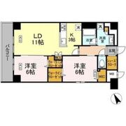 ロイジェント平井 403 間取り図