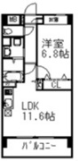 プライムアーバン千駄木 405 間取り図