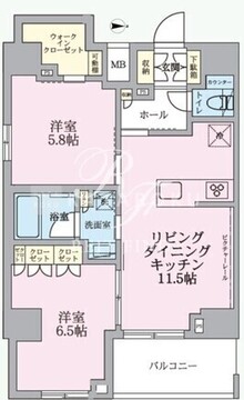 アークマーク成増 402 間取り図