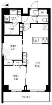 アーバンパーク船堀2 508 間取り図