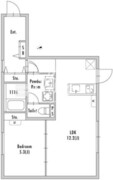 グランパセオ目黒青葉台 301 間取り図