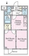 アイルプレミアム押上イースト 402 間取り図