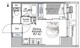 ザ・ライオンズフォーシア赤羽 602 間取り図