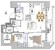 ザ・ライオンズフォーシア赤羽 1102 間取り図