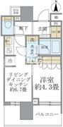 ブリリア秋葉原 604 間取り図