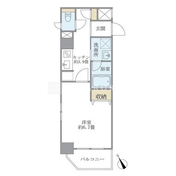 クロスポイント赤羽 603 間取り図