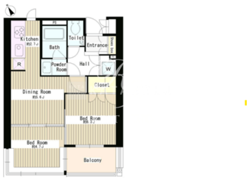 MMガーデン 705 間取り図
