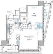 パークアクシス五反田スカイタワー 901 間取り図