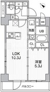 エスレジデンス目黒大岡山ブレサ 304 間取り図