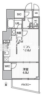 エスレジデンス蔵前バーム 501 間取り図