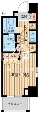 エコロジー東陽町プロセンチュリー 913 間取り図