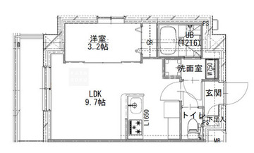 エスグランデ王子ザ・プライム 411 間取り図