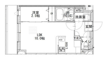 エスグランデ王子ザ・プライム 410 間取り図