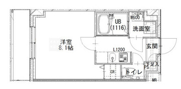 エスグランデ王子ザ・プライム 311 間取り図