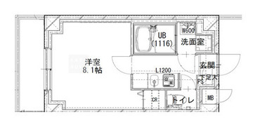 エスグランデ王子ザ・プライム 312 間取り図