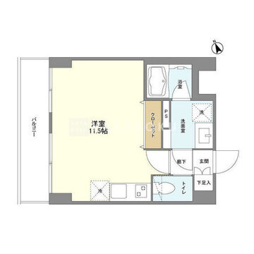 グランカーサ清澄白河 606 間取り図