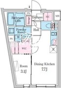 デュオメゾン西新宿 403 間取り図 ?>