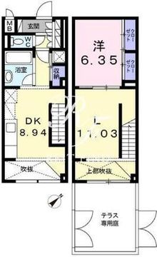 シュトラーレ四番町 103 間取り図