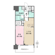 シーズンフラッツ杉並井草 202 間取り図