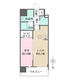 シーズンフラッツ杉並井草 404 間取り図