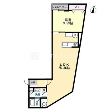 アンキ神宮前 102 間取り図