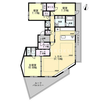 アンキ神宮前 401 間取り図