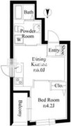 ジュネス北千住N 402 間取り図