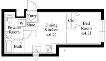 ジュネス北千住S 103 間取り図
