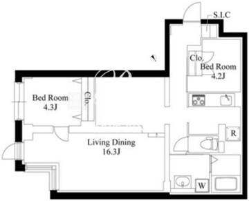 グランパセオ用賀 205 間取り図