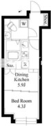 グランパセオ用賀 403 間取り図