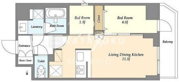 リテラス錦糸町ウエスト 802 間取り図