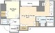 OC RESIDENCE OCHANOMIZU 602 間取り図
