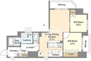 OC RESIDENCE OCHANOMIZU 901 間取り図
