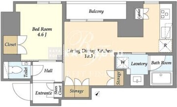 OC RESIDENCE OCHANOMIZU 902 間取り図