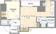OC RESIDENCE OCHANOMIZU 1002 間取り図