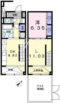 シュトラーレ四番町 105 間取り図