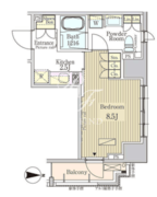 パークアクシス白金 302 間取り図