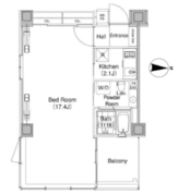エルスタンザ代官山 802 間取り図
