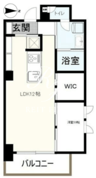 オルサス浅草 701 間取り図