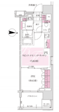 ディームス木場 1005 間取り図
