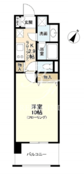 プロスペクト東雲橋 705 間取り図