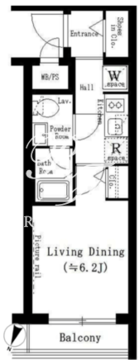 イプセ戸越公園 201 間取り図