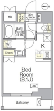 ルーラル二十四番館 602 間取り図
