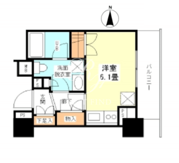プラウドタワー亀戸 311 間取り図